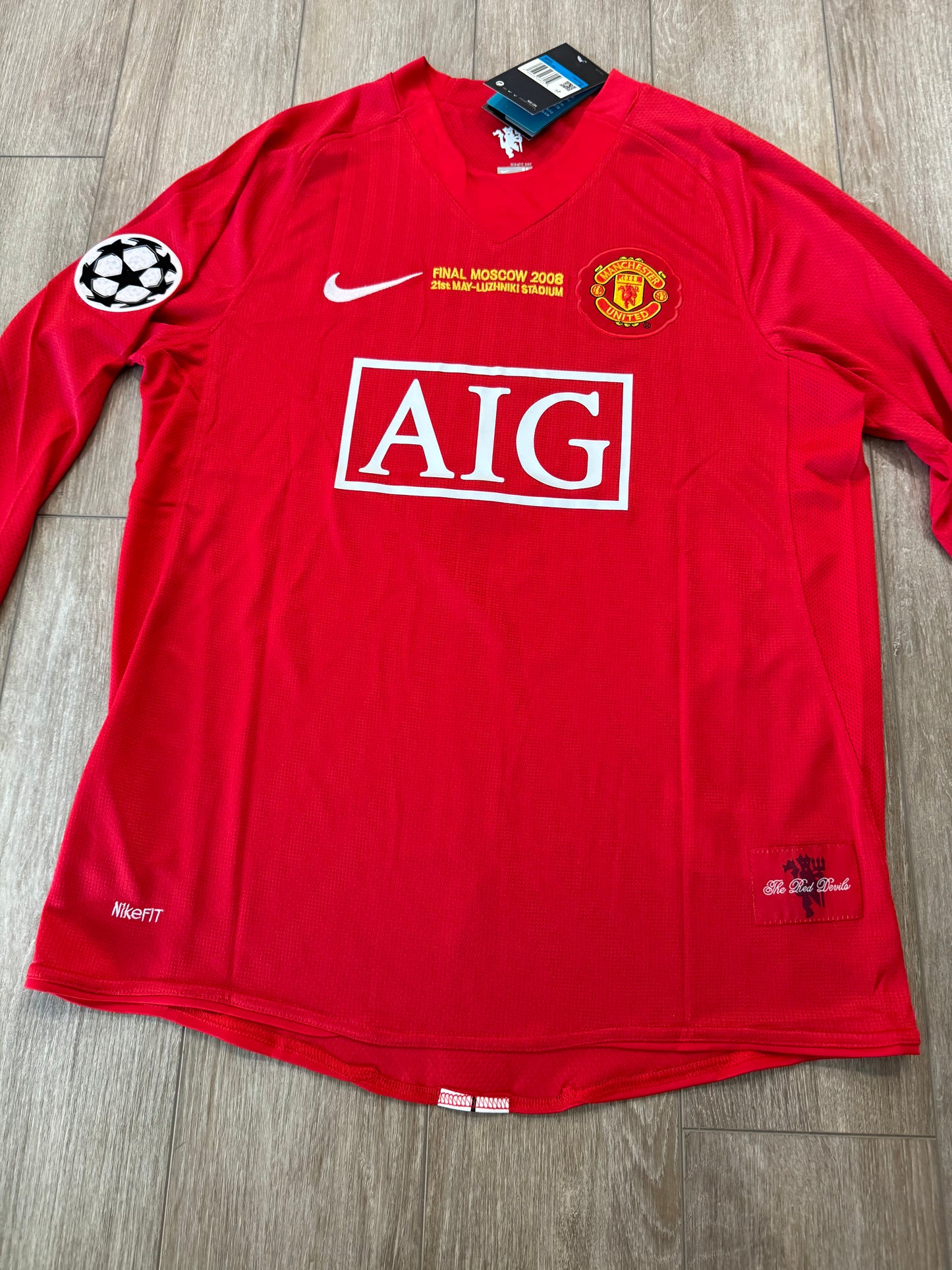 Manchester United Champions League Final 2008 Ronaldo 7