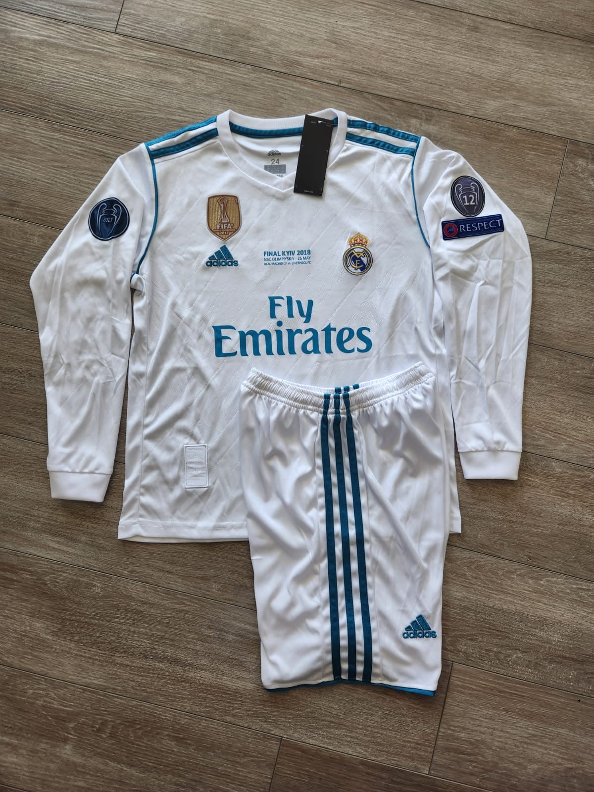 Real Madrid Retro 2018 Ronaldo 7 kids set