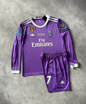 Real Madrid Retro 2017 kids set