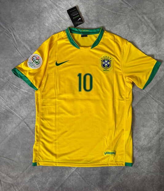Brazil Home World Cup 2006 Ronaldinho 10