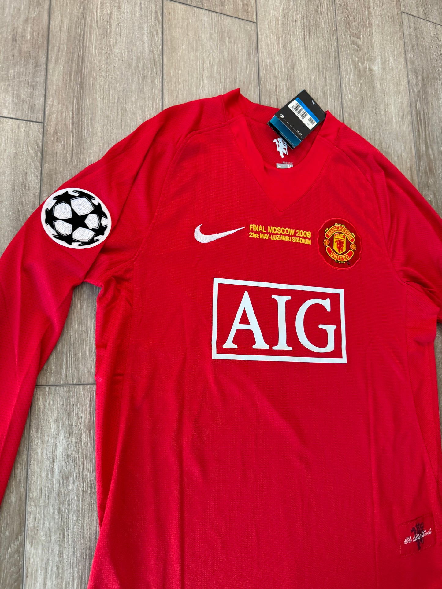 Manchester United Champions League Final 2008 Ronaldo 7