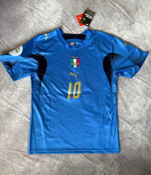 Italy Home WorldCup 2006 Retro Totti 10