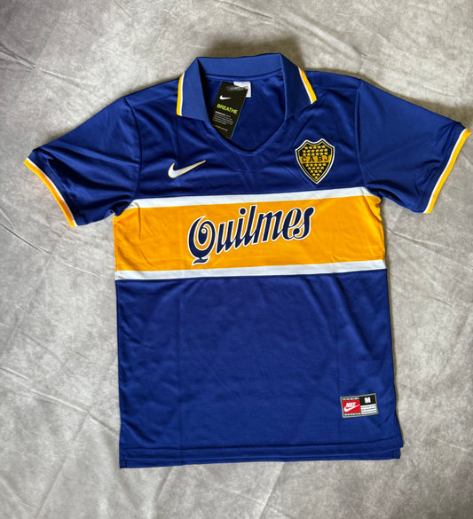 Boca Jr Home Soccer Jersey Retro Maradona 10