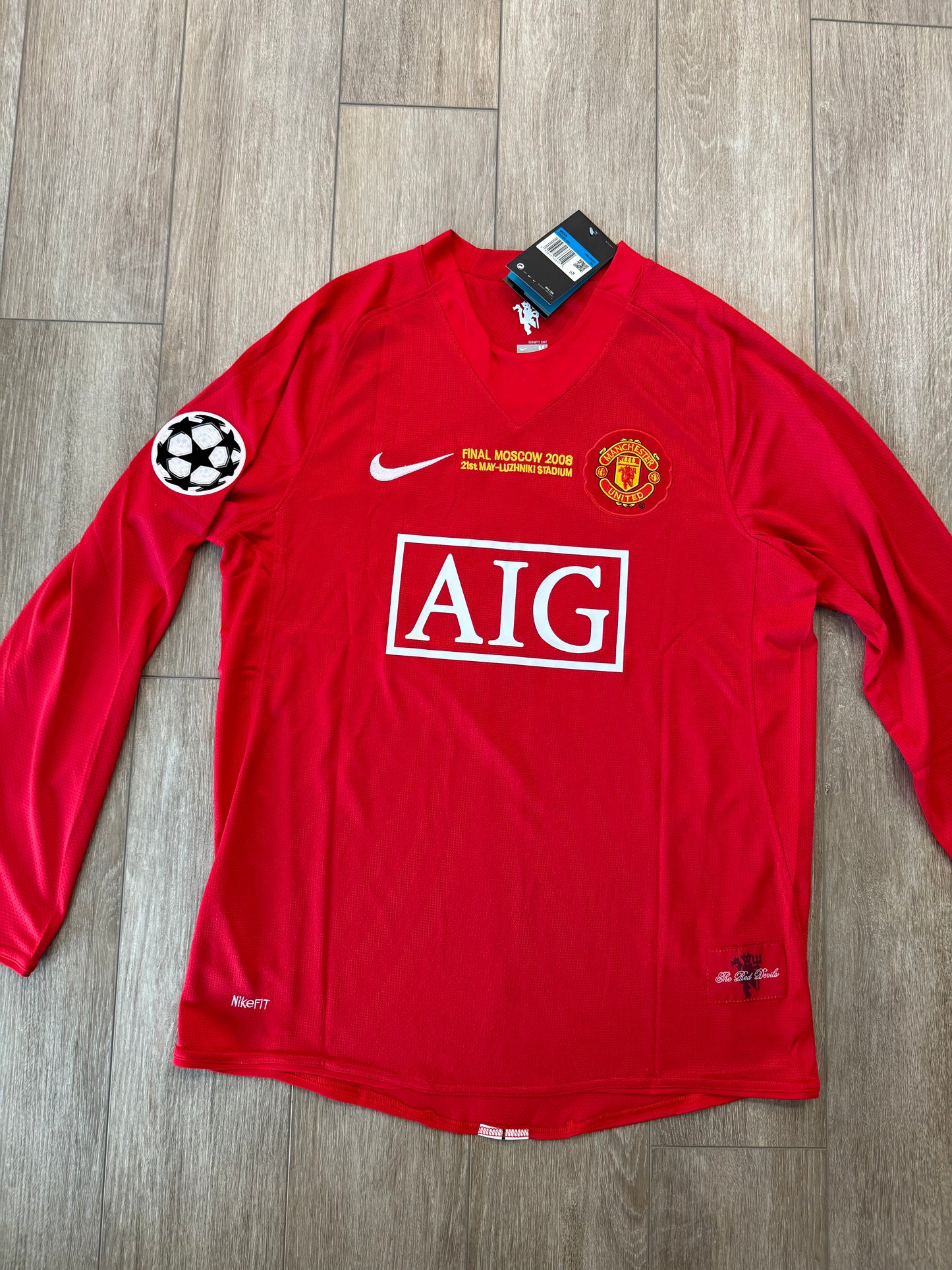 Manchester United Champions League Final 2008 Ronaldo 7