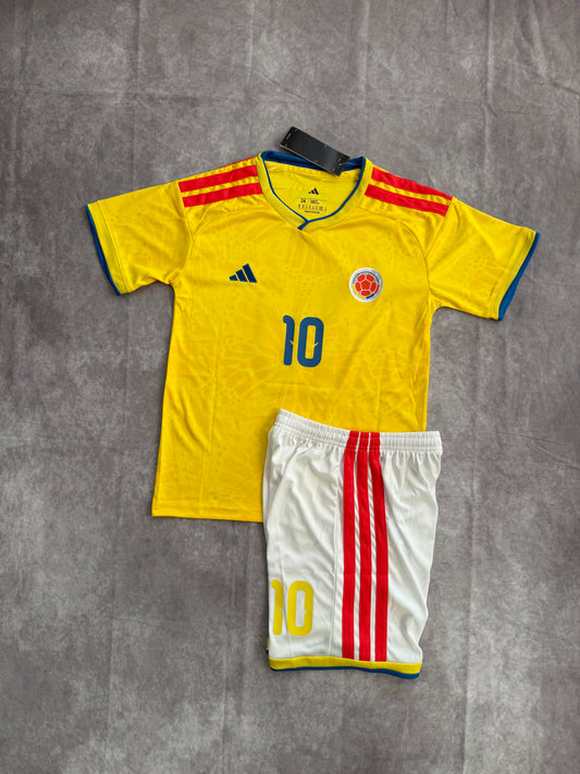 Colombia Home Soccer set Kids James 10