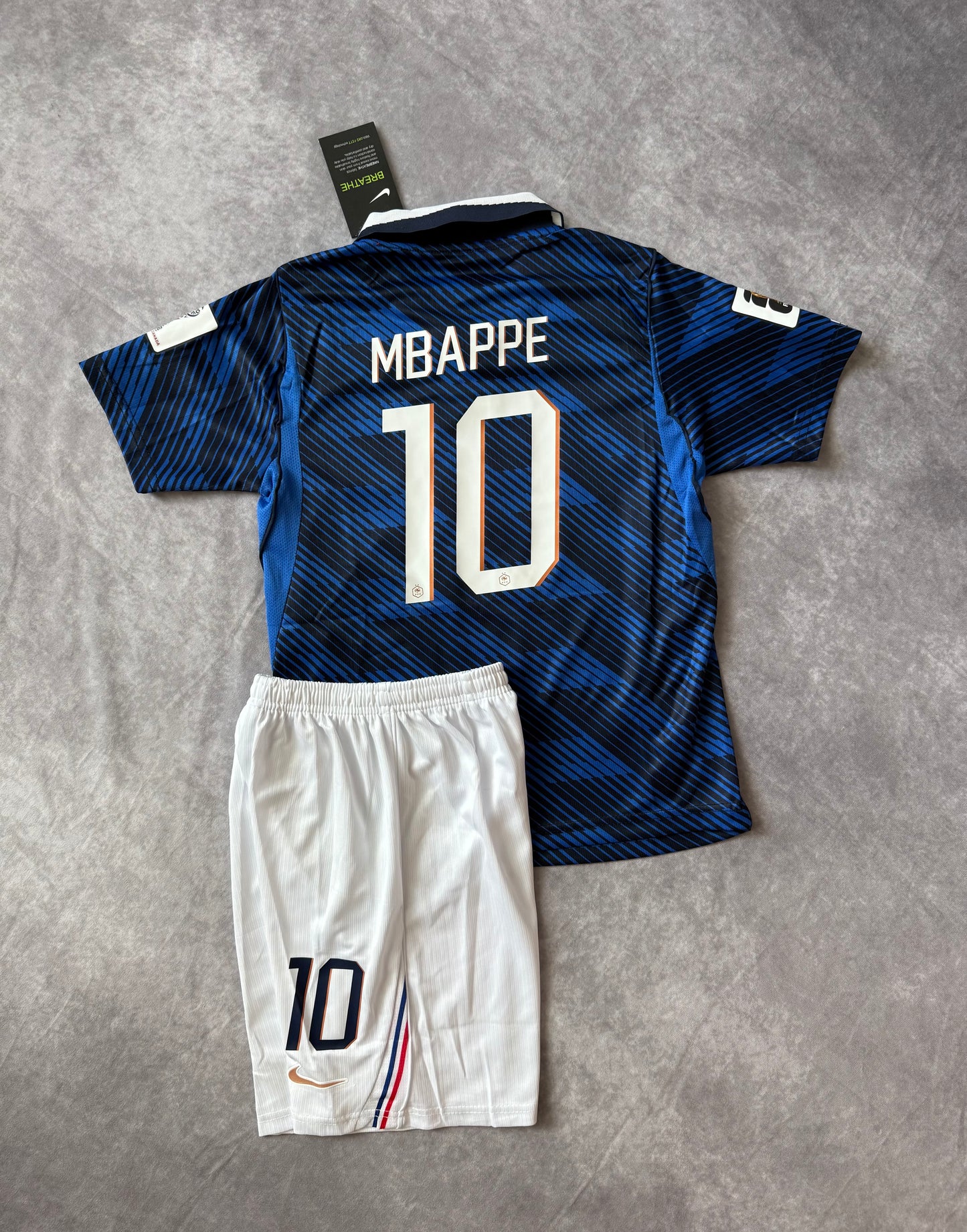France Home Soccer Set  Kids 2026 Mbappe 10