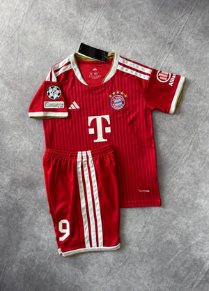 Bayern Munich Home Soccer Jersey Set Kids Kane 9