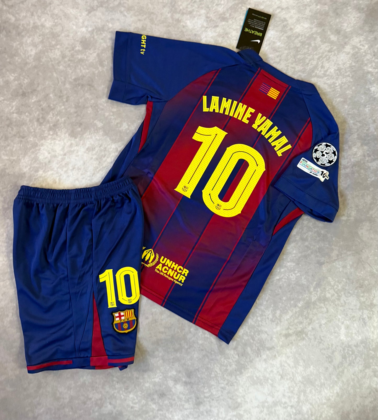 Barcelona FC Home 2026 Yamal 10 kids set