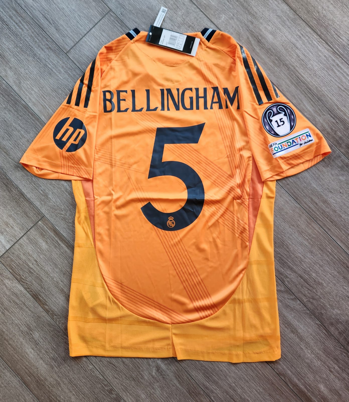 Real Madrid 2024/25 Away Bellingham 5 Player version