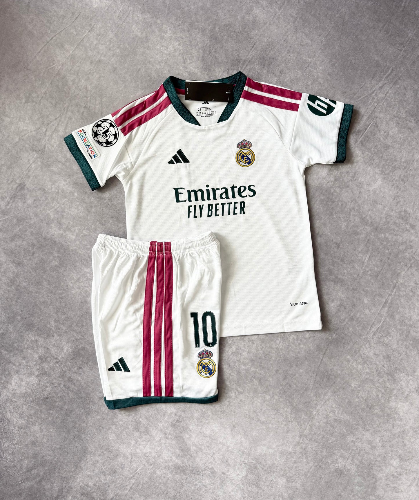 Real Madrid Home Kids set 2026 Mbappe 10