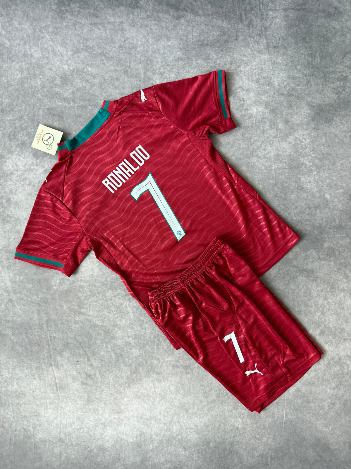 Portugal Home Soccer Jersey Set Kids 2026 Ronaldo 7