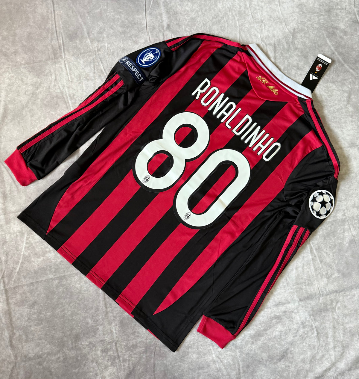 Ac Milan Home Retro Ronaldinho 80