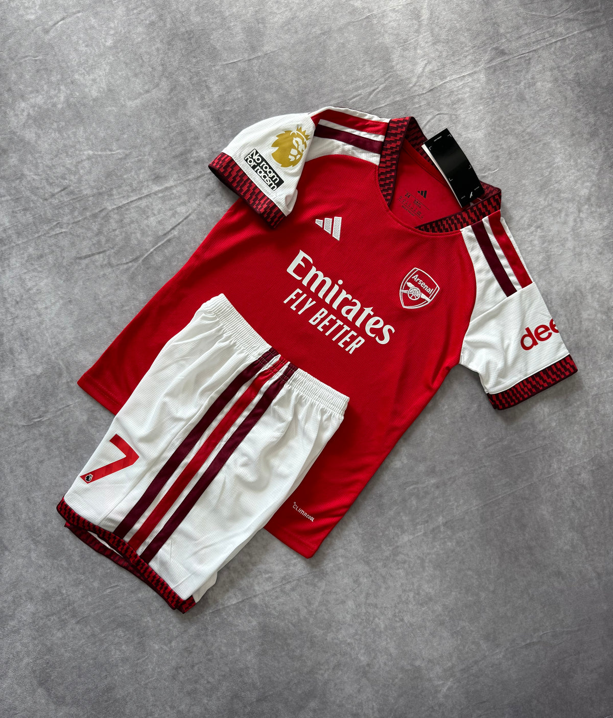 Arsenal Home Soccer Jersey Set Kids Saka 7
