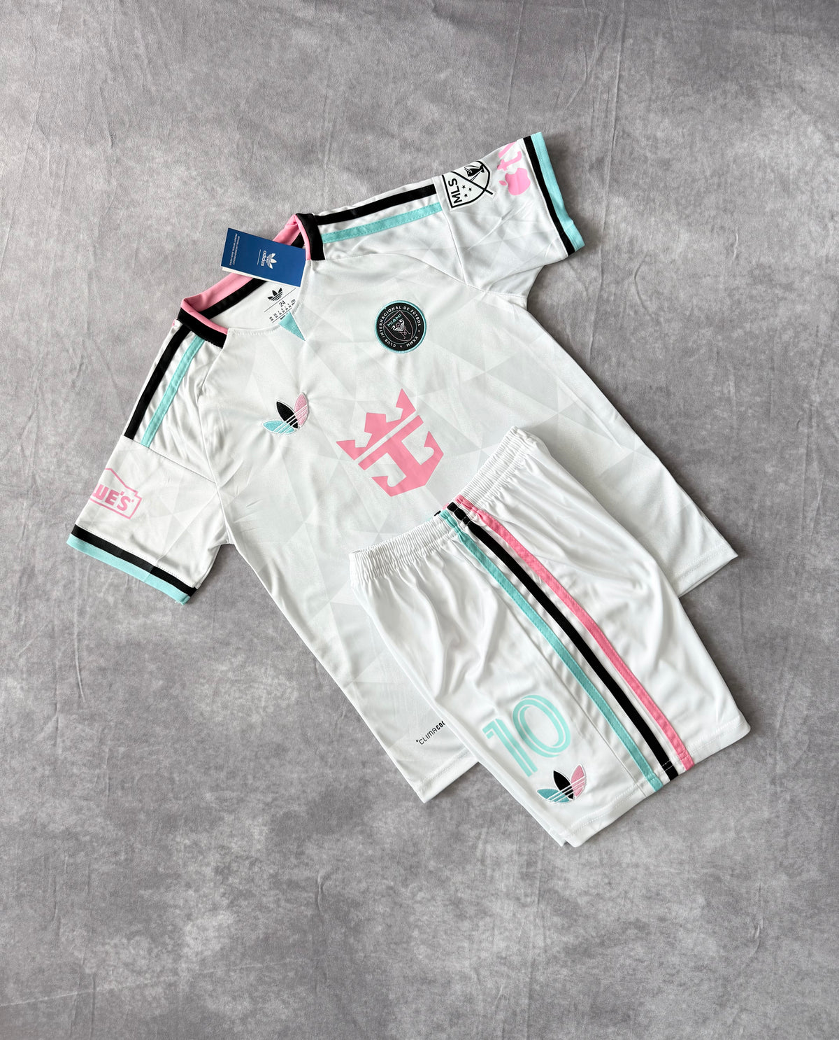 Inter Miami Away Soccer Jersey Set Kids Messi 10