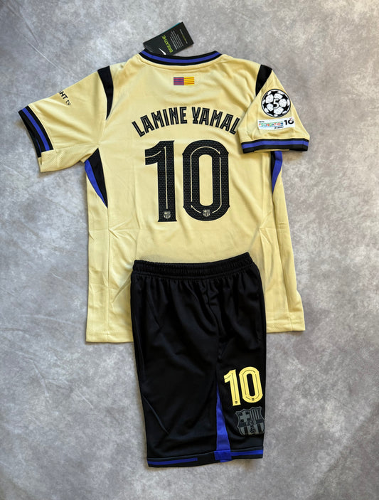 Barcelona Fc Away 2026 Yamal 10 kids set