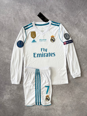 Real Madrid Retro 2018 Ronaldo 7 kids set