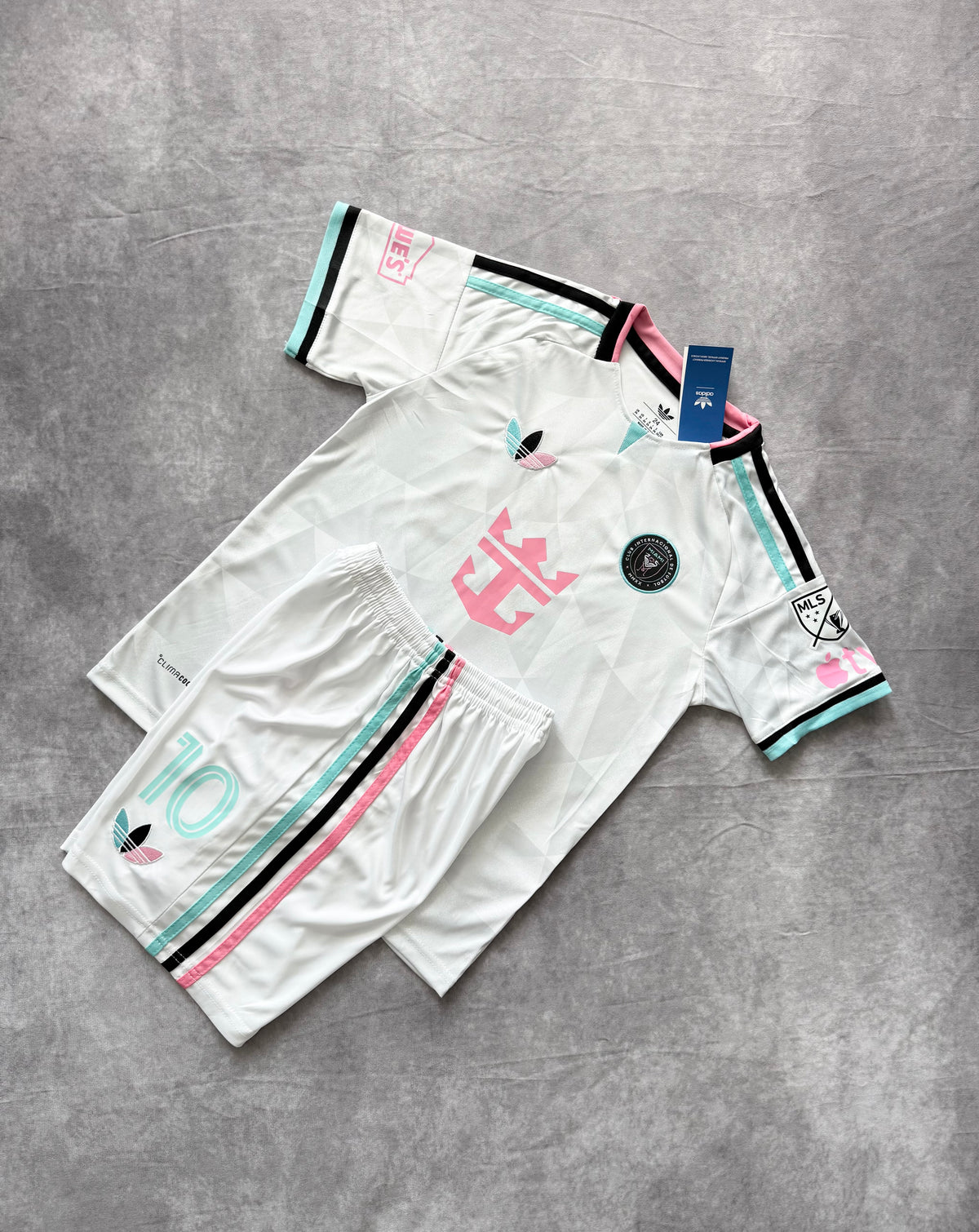 Inter Miami Away Soccer Jersey Set Kids Messi 10