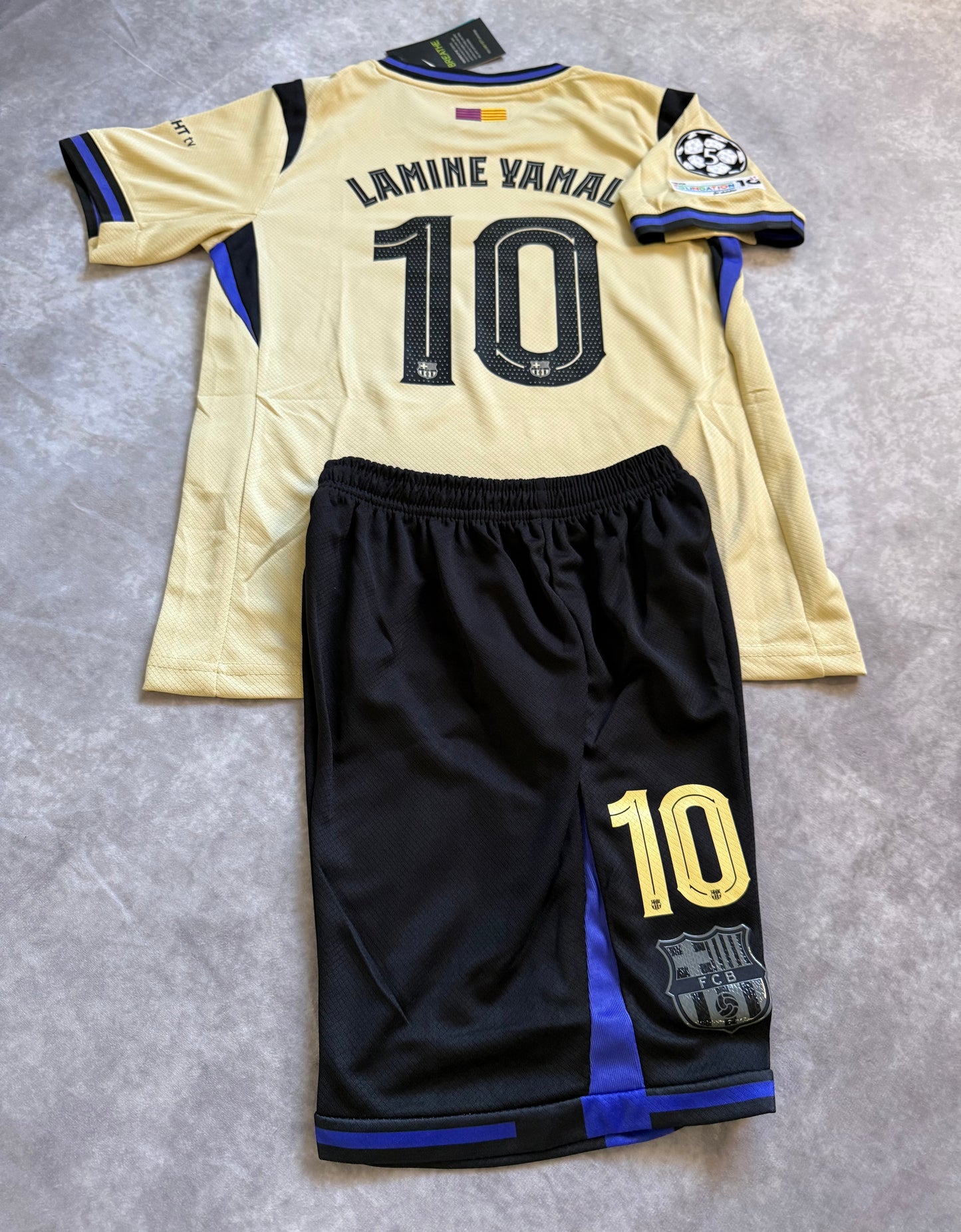Barcelona Fc Away 2026 Yamal 10 kids set