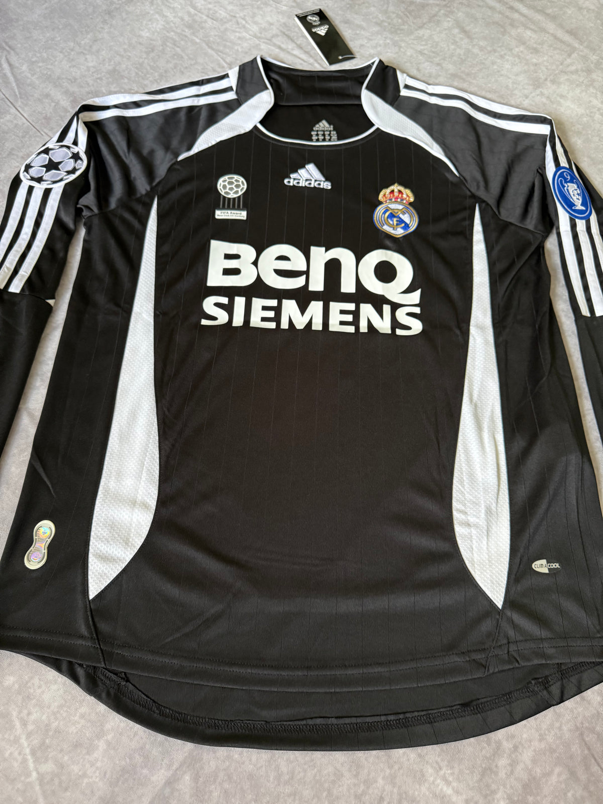 Real Madrid Away Retro Champions League Beckham 23
