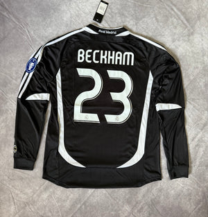 Real Madrid Away Retro Champions League Beckham 23