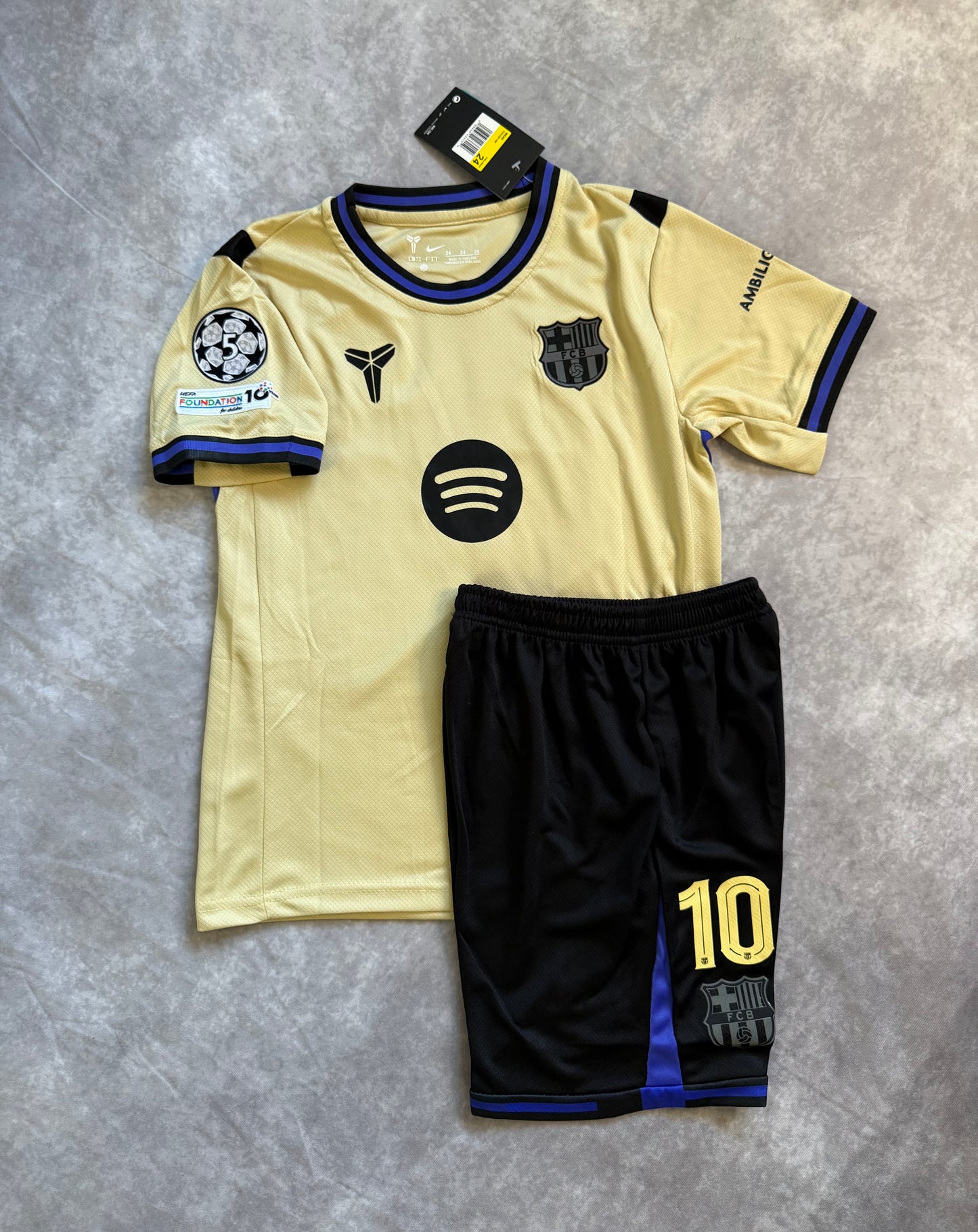 Barcelona Fc Away 2026 Yamal 10 kids set