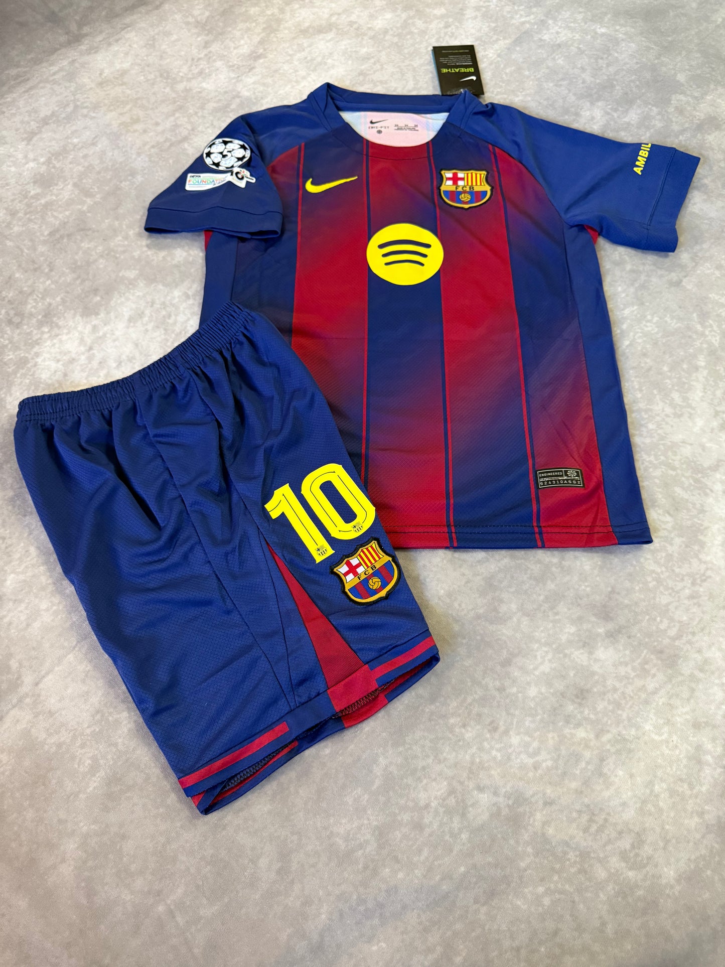 Barcelona FC Home 2026 Yamal 10 kids set