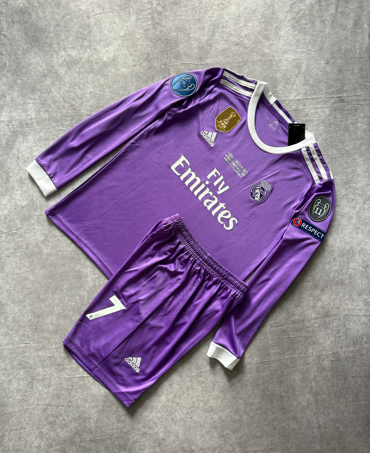 Real Madrid Retro 2017 kids set