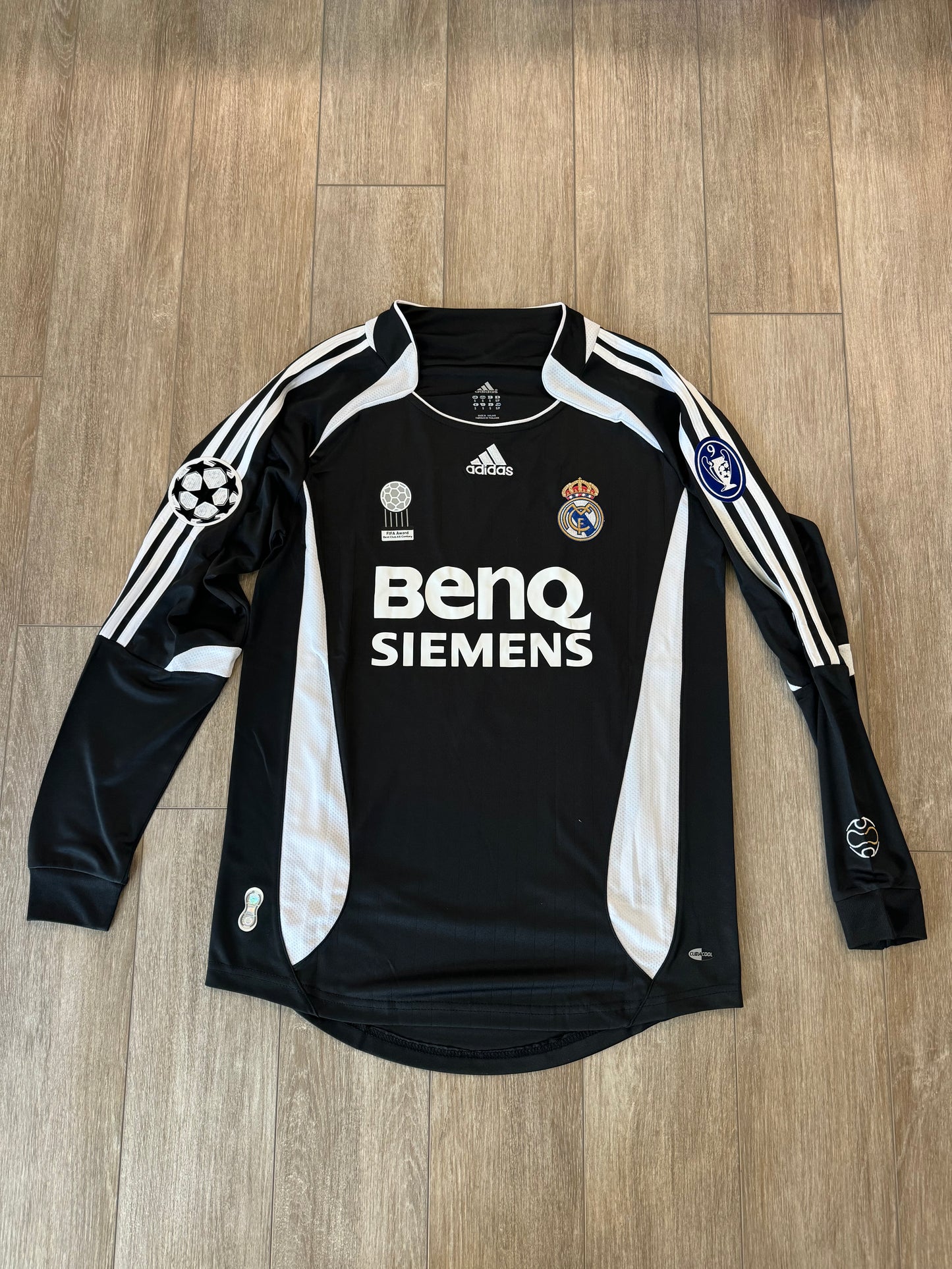 Real Madrid Away Retro Champions League Beckham 23