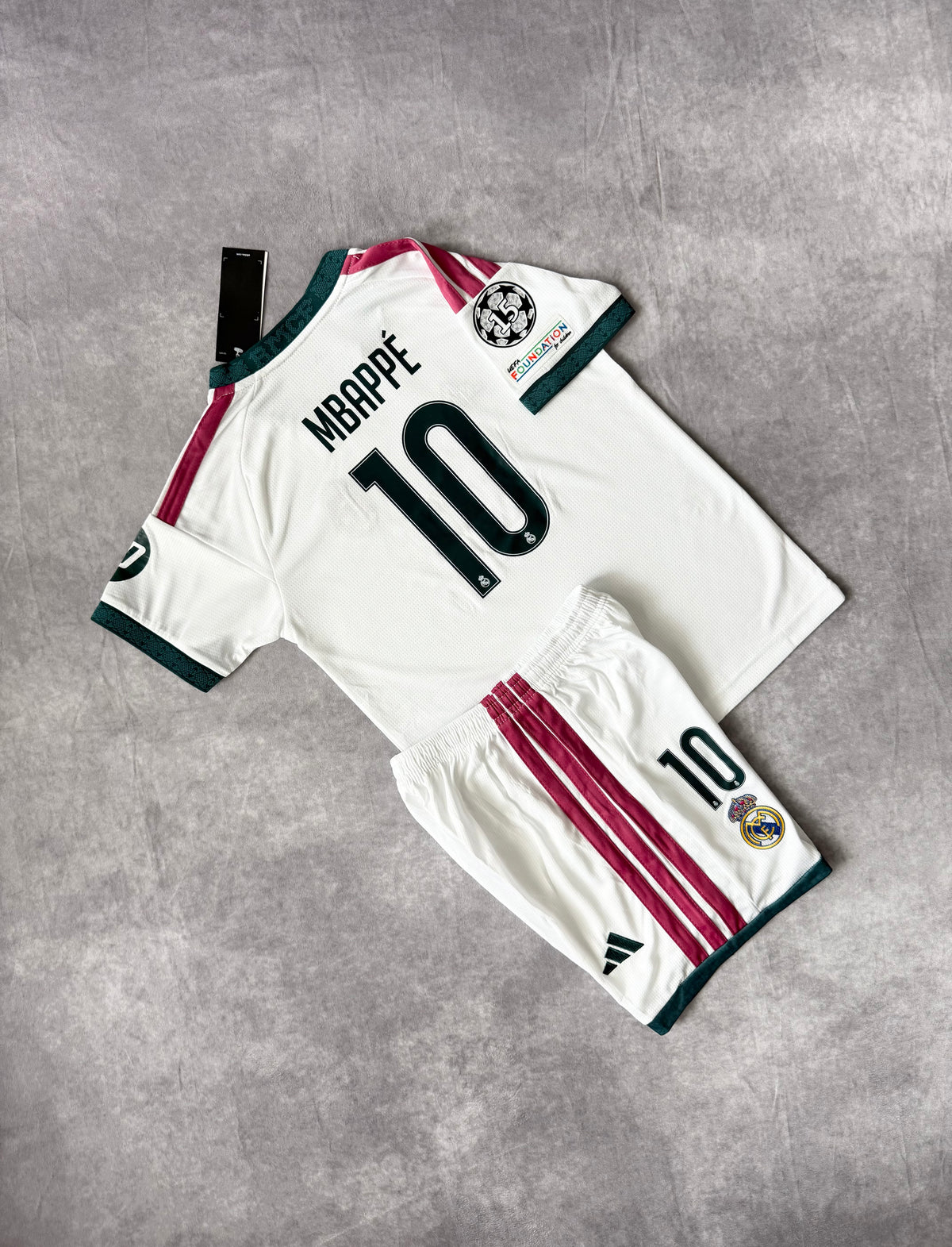 Real Madrid Home Kids set 2026 Mbappe 10