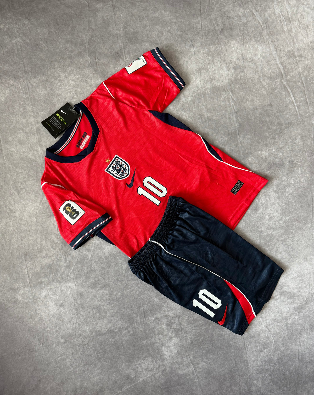 England Home Soccer Home Set Kids Bellingham 10