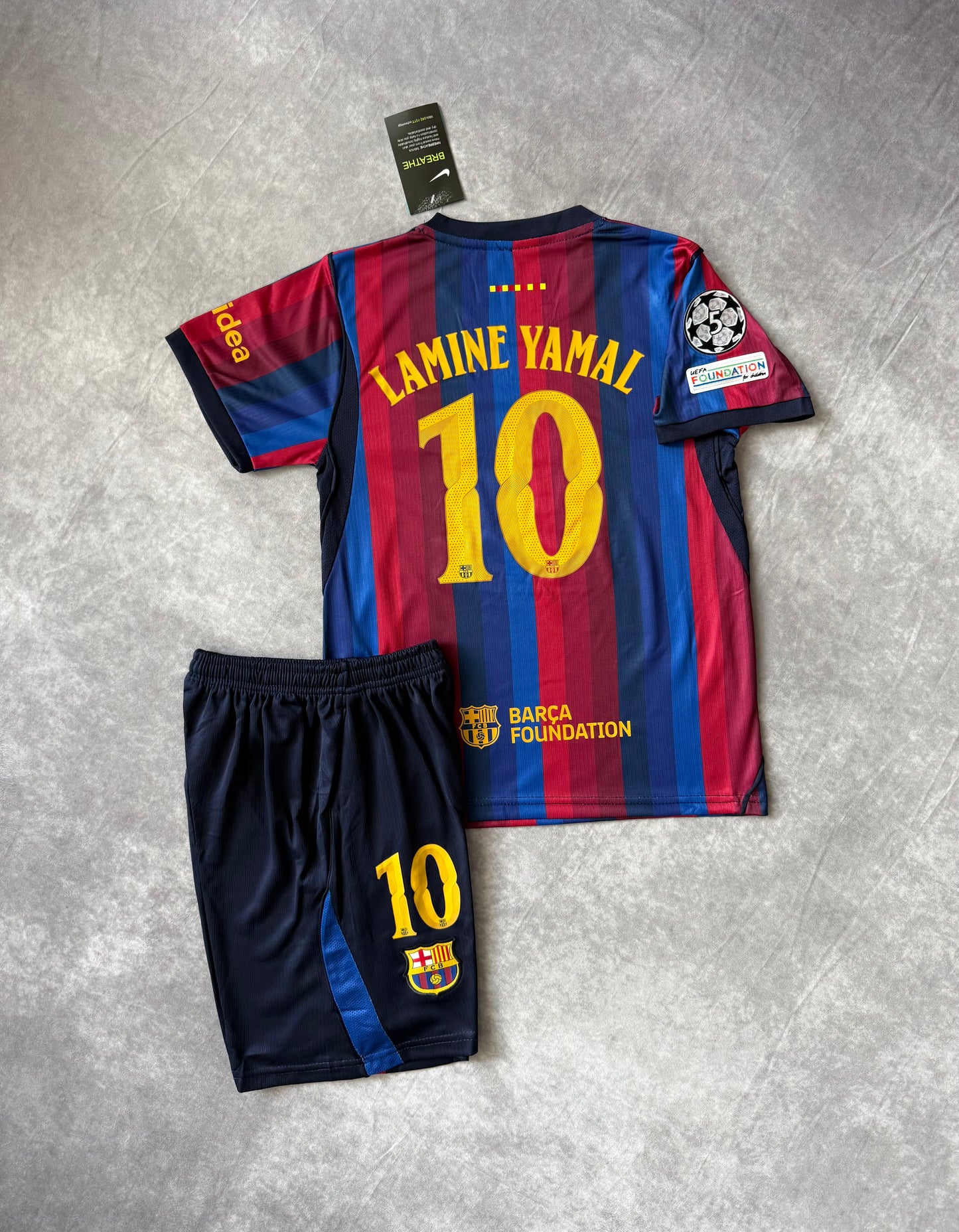 Barcelona Home Set Kids 2026 Yamal 10