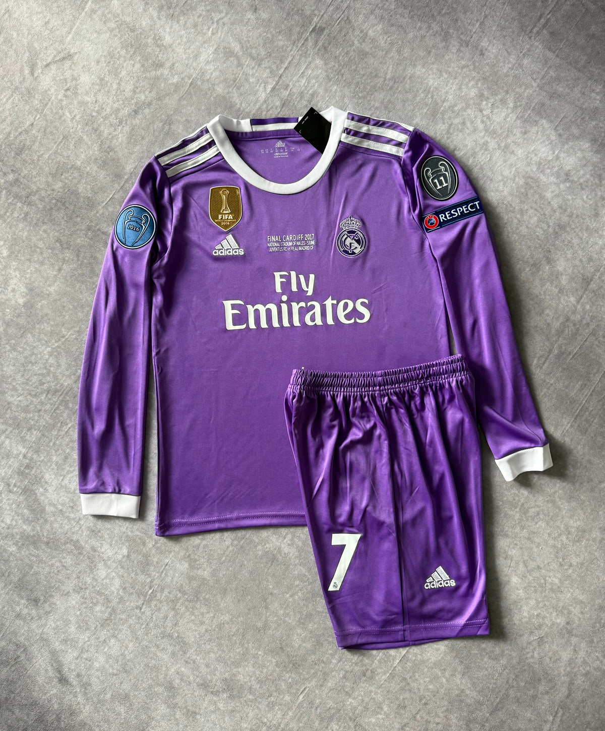 Real Madrid Retro 2017 kids set