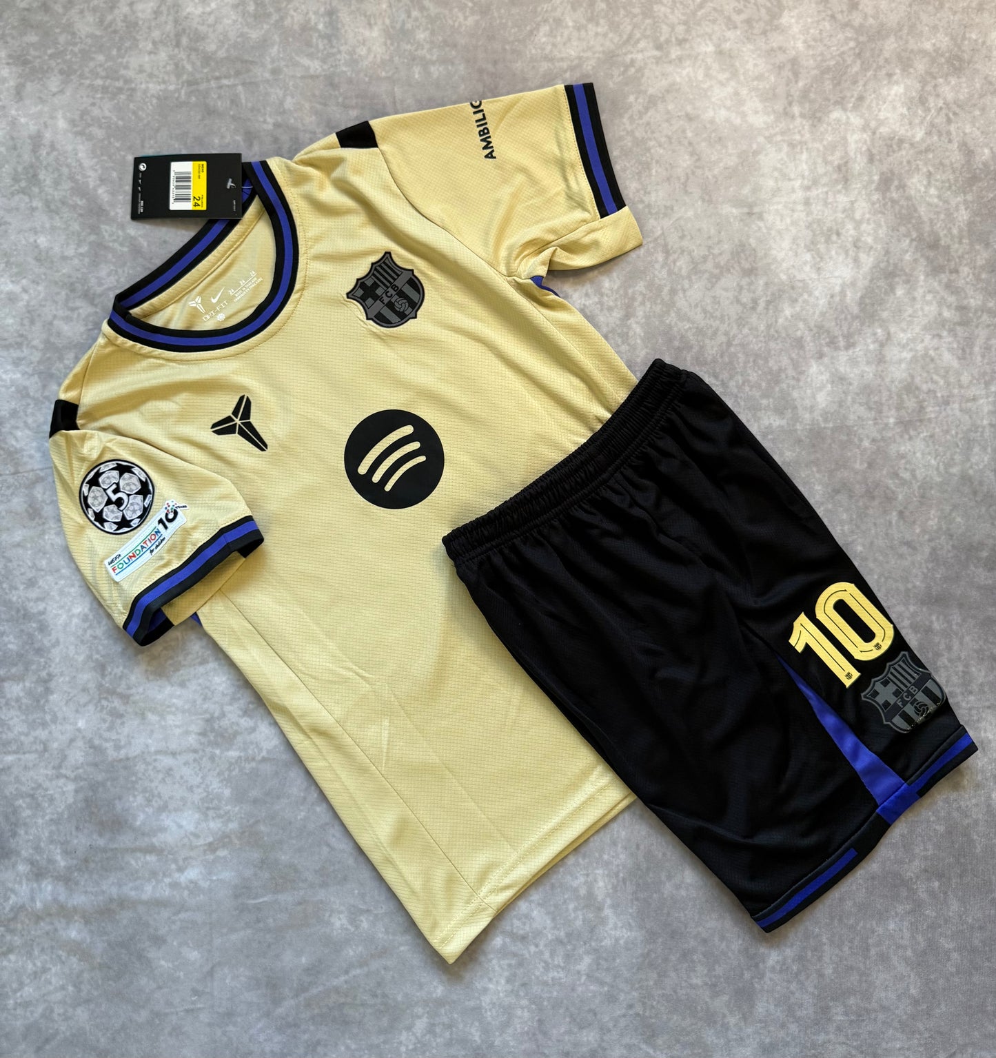 Barcelona Fc Away 2026 Yamal 10 kids set