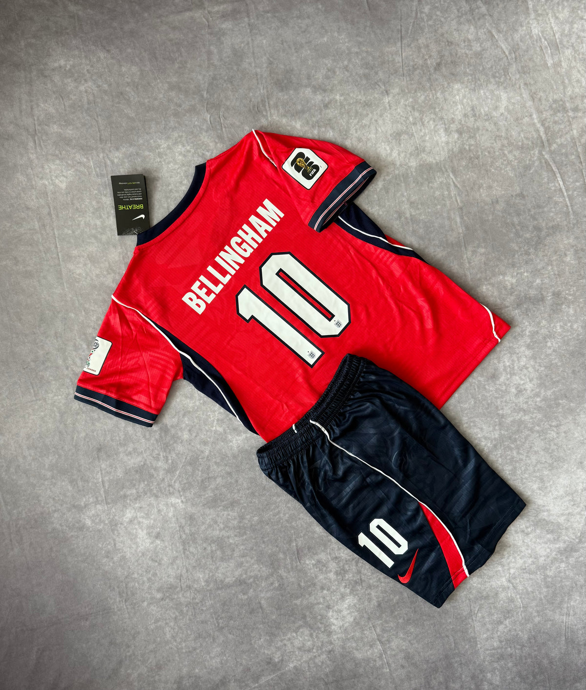 England Home Soccer Home Set Kids Bellingham 10
