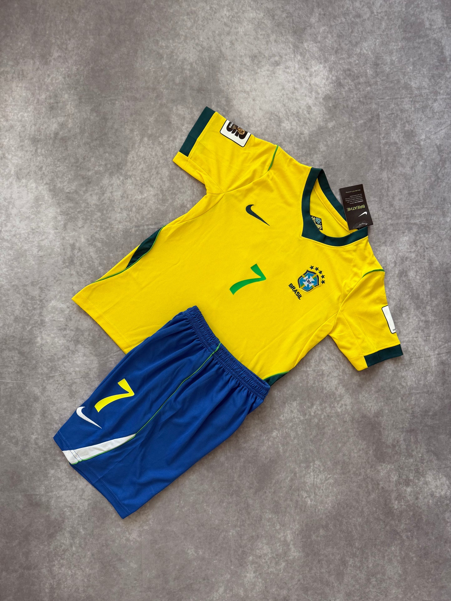 Brazil Home Soccer Set Kids 2026 Vini Jr 7