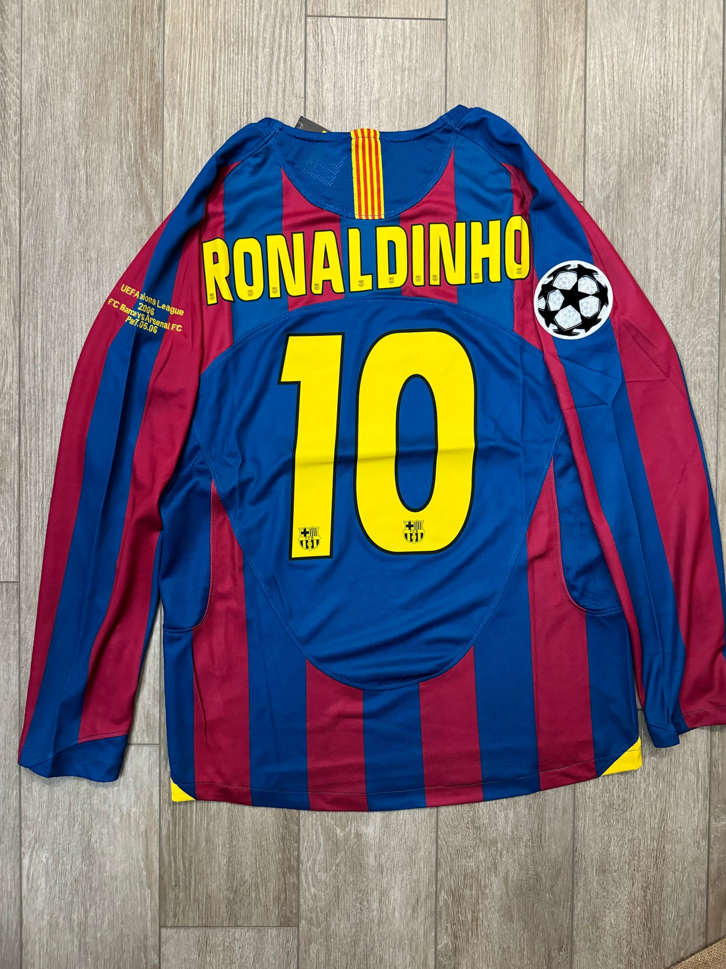 Barcelona Champions League Final 2006 Ronaldinho 10