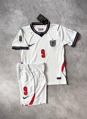England Home Soccer Set Kids 2026 Kane 9