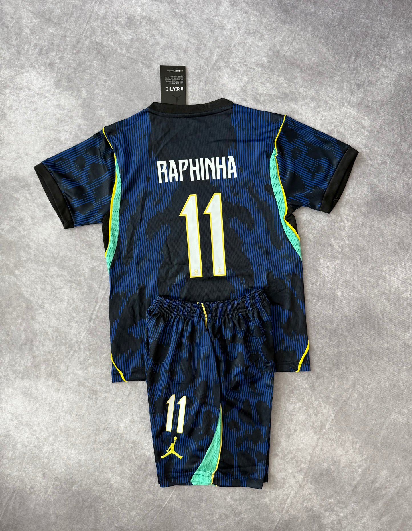 Brazil Away Soccer set 2026 Rapinha 11