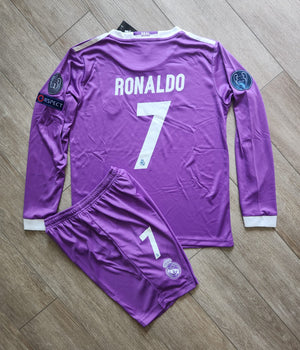 Real Madrid Retro 2017 kids set