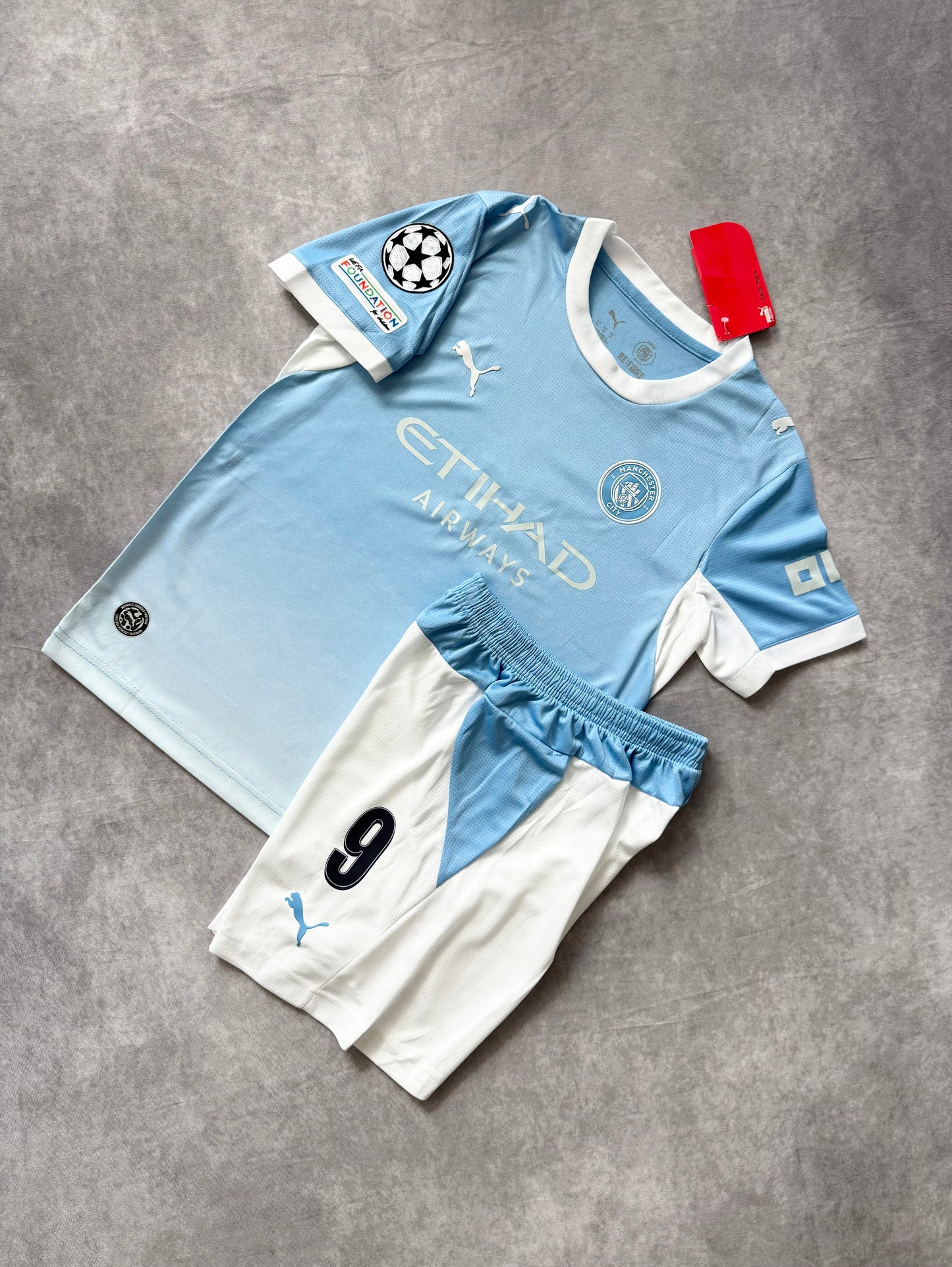 Manchester City Home Kids Set Haaland 9