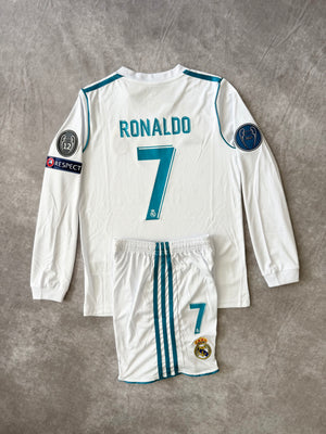 Real Madrid Retro 2018 Ronaldo 7 kids set