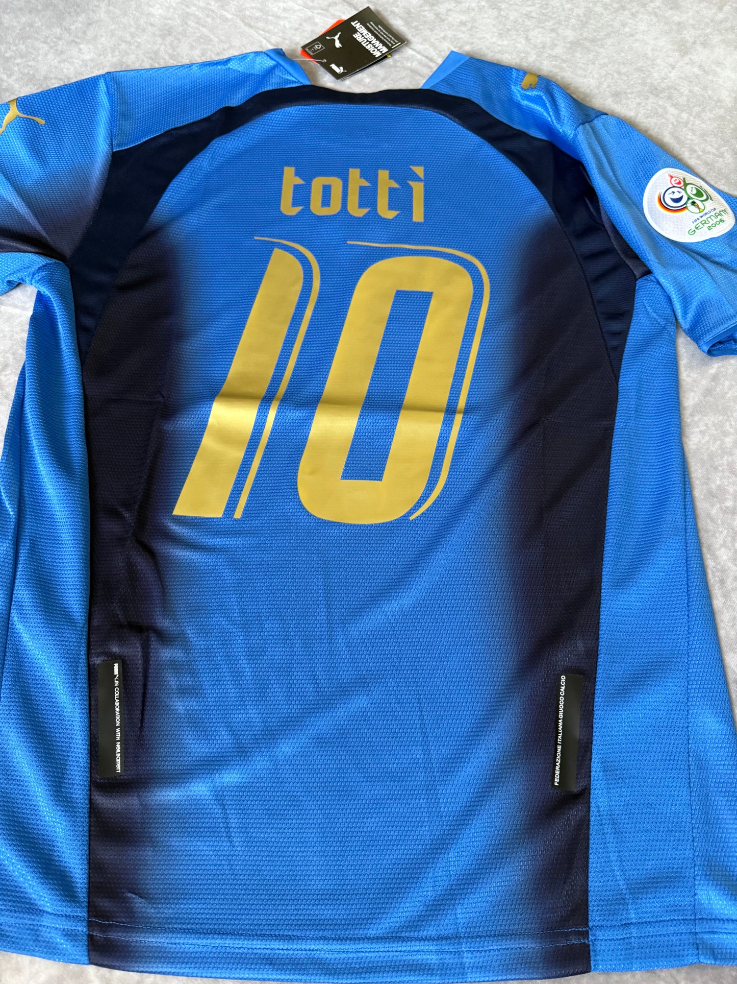 Italy Home WorldCup 2006 Retro Totti 10