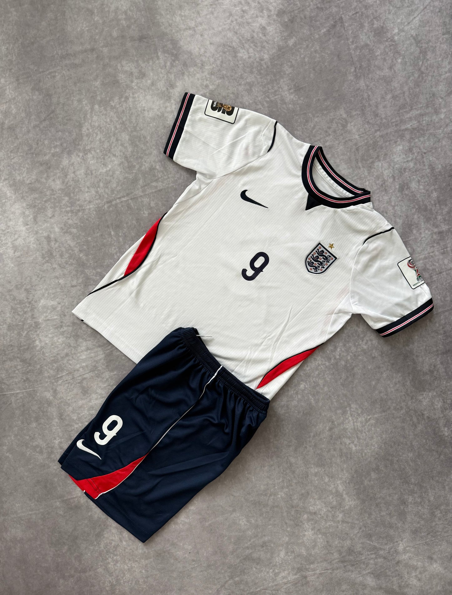 England Home Soccer Set Kids 2026 Kane 9