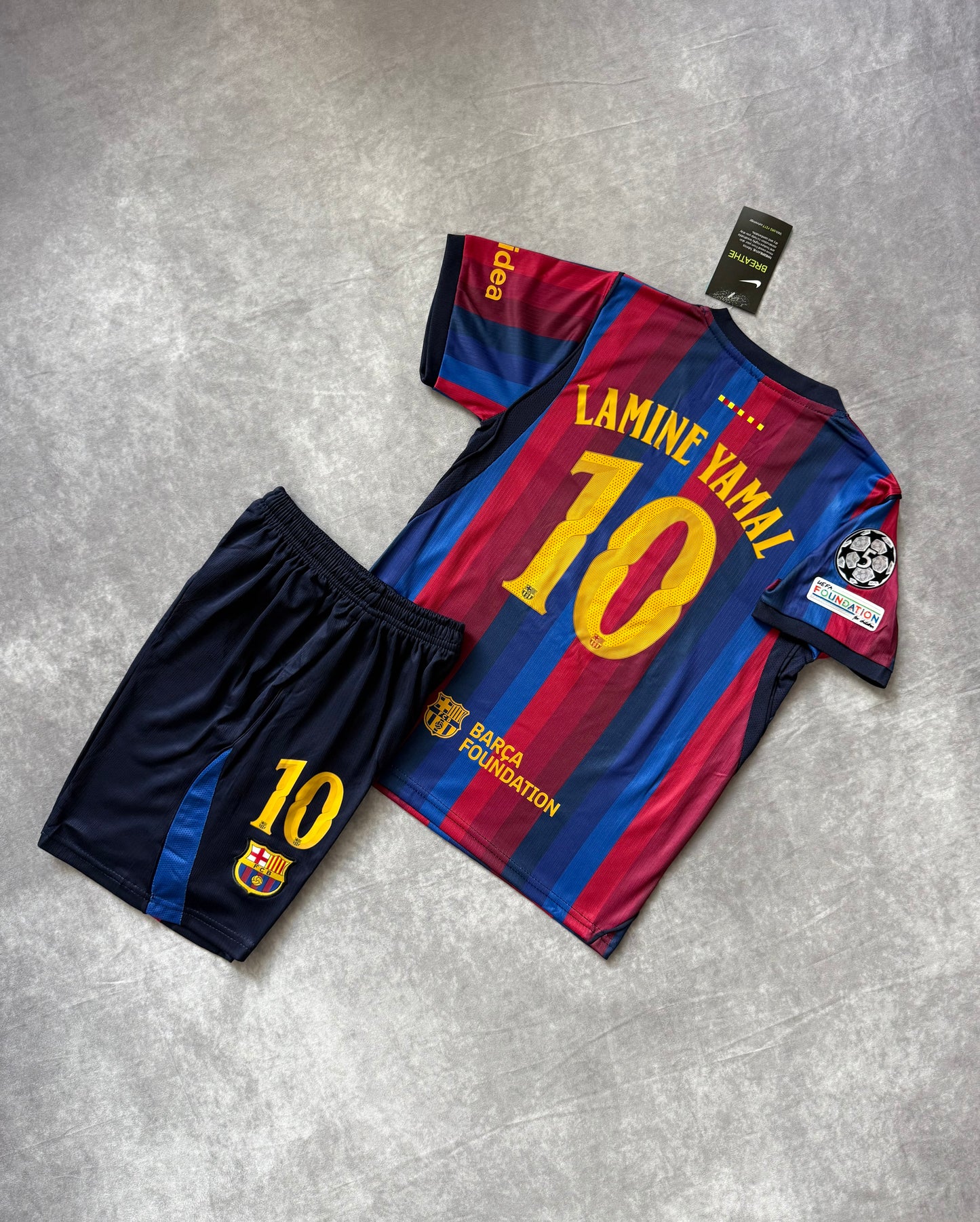 Barcelona Home Set Kids 2026 Yamal 10