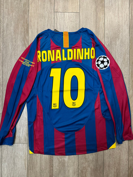 Barcelona Champions League Final 2006 Ronaldinho 10