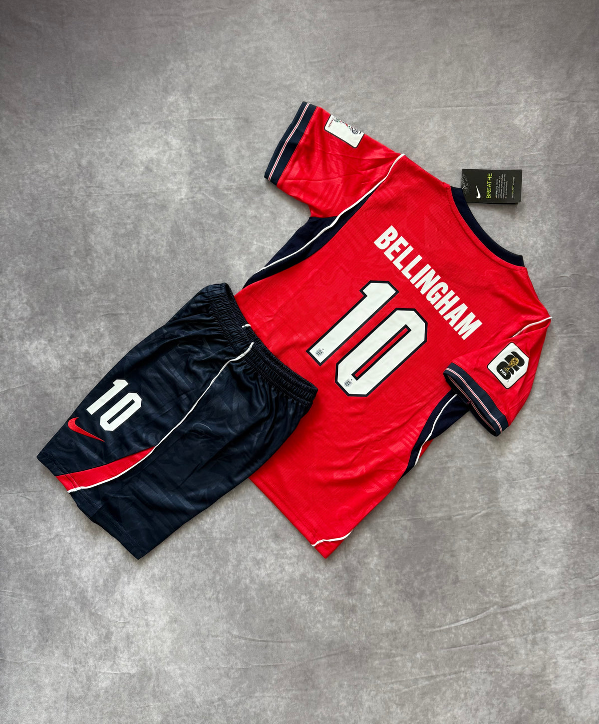 England Home Soccer Home Set Kids Bellingham 10