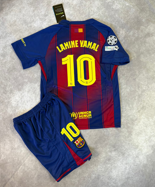 Barcelona FC Home 2026 Yamal 10 kids set