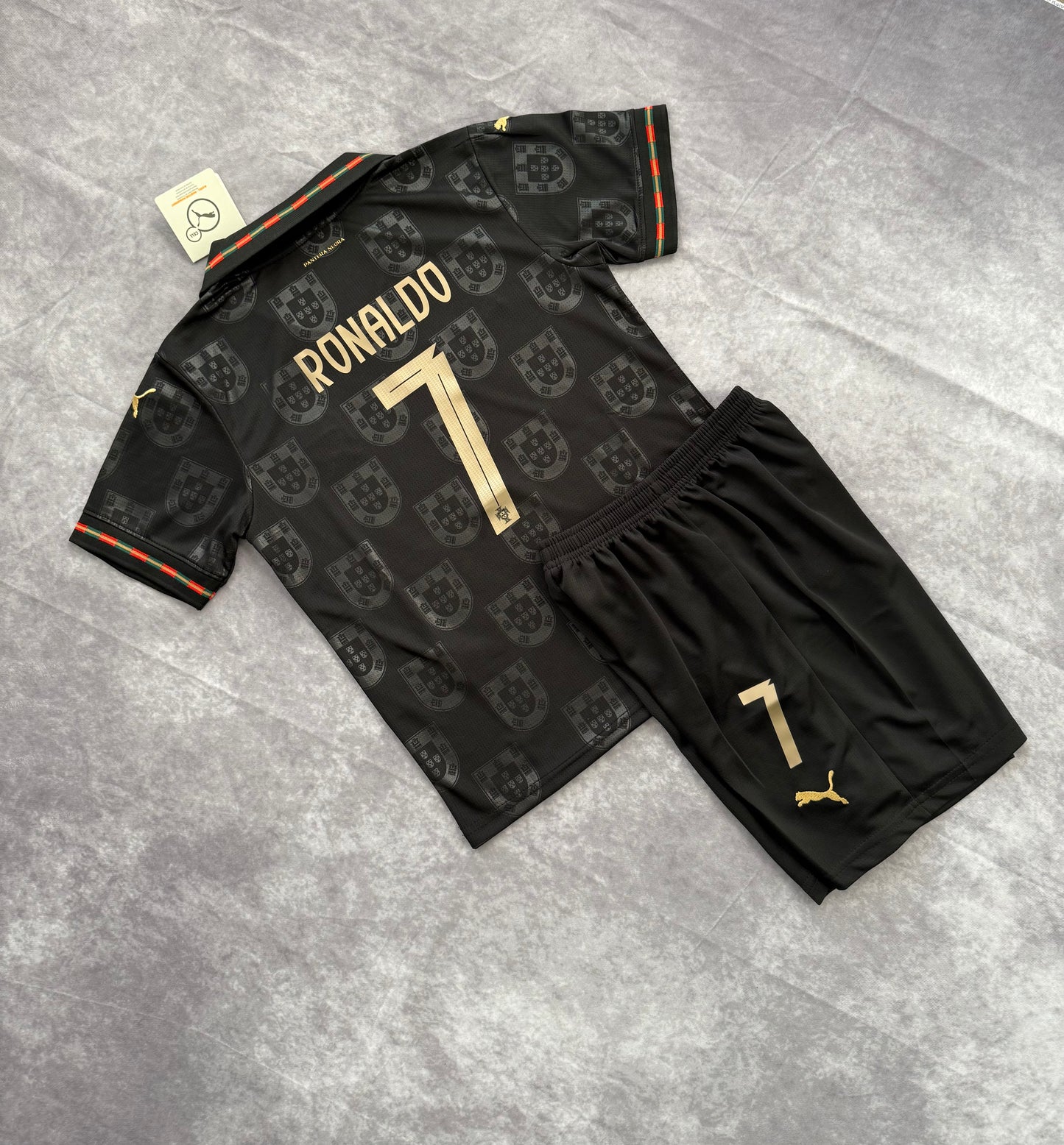 Portugal Away Soccer set Kids Ronaldo 7