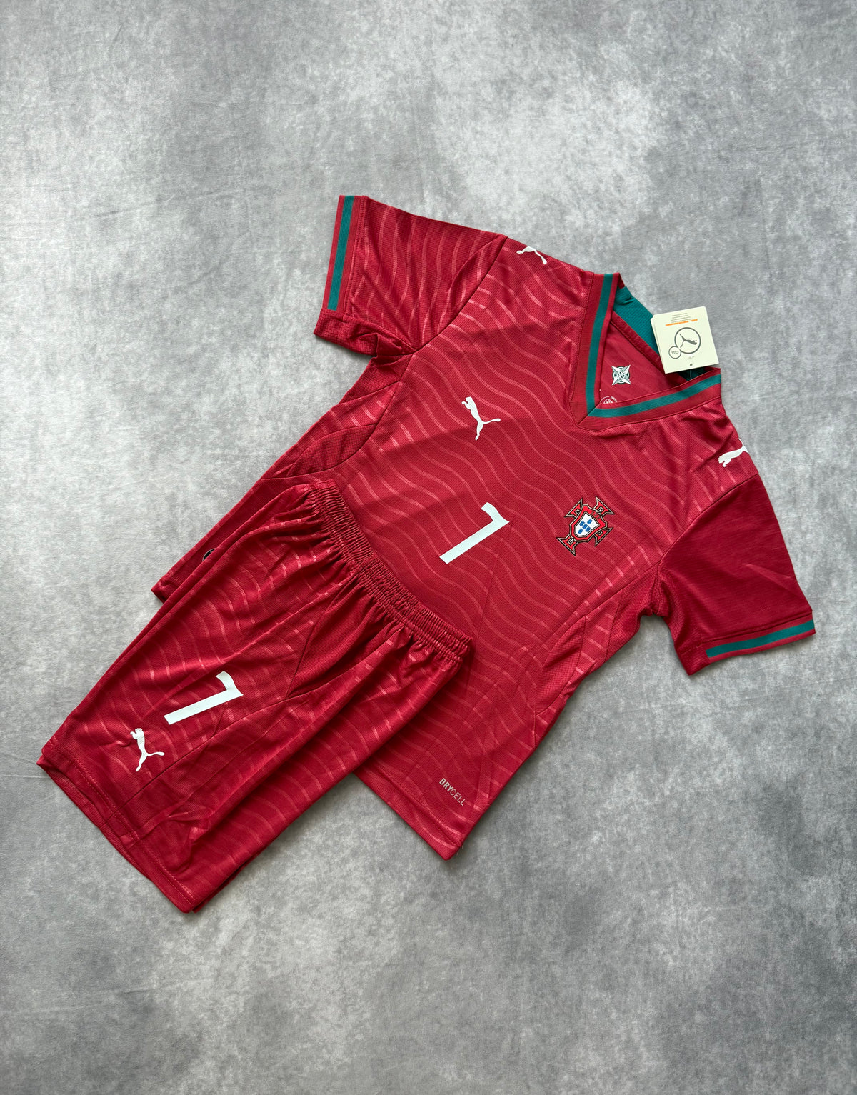 Portugal Home Soccer Jersey Set Kids 2026 Ronaldo 7
