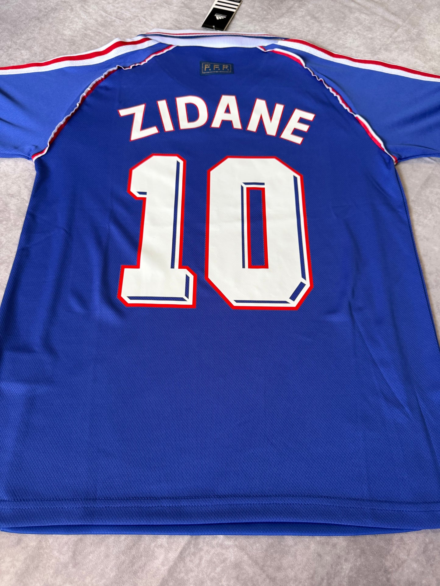 France Home Soccer Jersey Retro 1998 Zidane 10